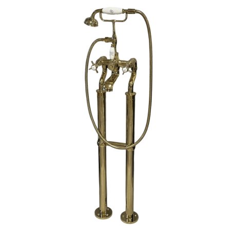 Galatea Design Retro Bateria wannowa wolnostojąca złota GDT818W7GOLD