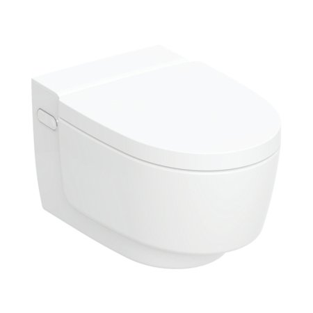 Geberit AquaClean Mera Classic Zestaw Toaleta WC myjąca TurboFlush bez kołnierza + deska wolnoopadająca biały z powłoką KeraTect 146.200.11.1