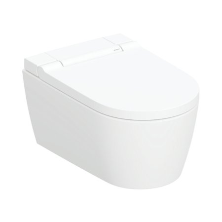 Geberit AquaClean Sela Zestaw Toaleta WC myjąca TurboFlush bez kołnierza + deska wolnoopadająca biały mat 146.220.JT.1