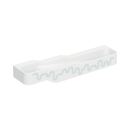 Geberit Bambini Umywalka wisząca 180x39 cm dziecięca poczwórna bez otworów na baterie biały alpin/zielony/jasnozielony mat 502.978.79.2