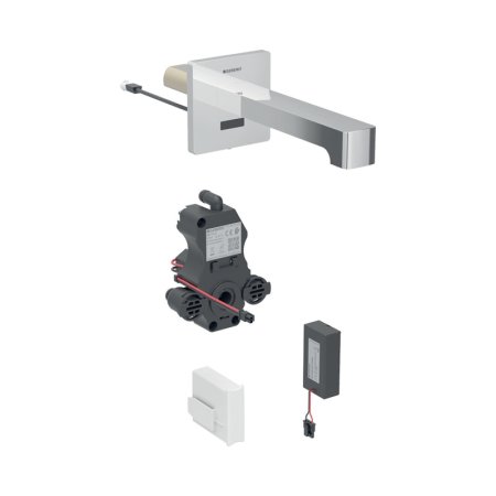Geberit Brenta Bateria umywalkowa bezdotykowa podtynkowa zasilanie bateryjne bez mieszacza 17 cm chrom połysk 116.273.21.1