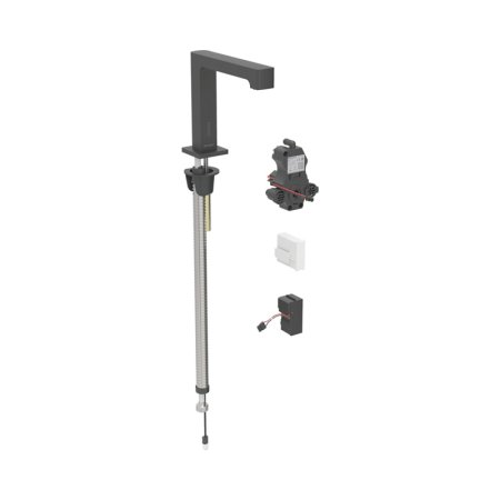 Geberit Brenta Bateria umywalkowa bezdotykowa zasilanie sieciowe bez mieszacza czarny mat z powłoką easy-to-clean 116.191.14.1