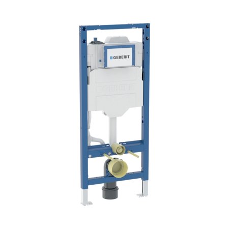 Geberit Duofix Sigma Stelaż podtynkowy do WC ze spłuczką podtynkową One ze spłukiwaniem higienicznym HS50 jedno przyłącze wody H120 111.075.00.2