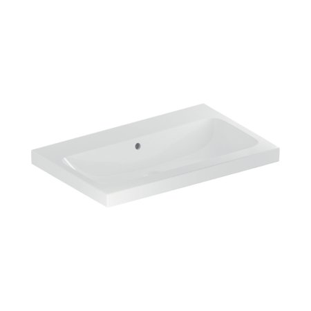 Geberit iCon Light Umywalka meblowa 75x48 cm biała z powłoką KeraTect 501.835.00.4