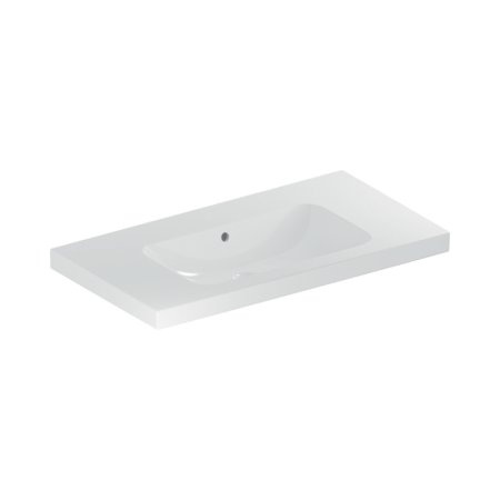 Geberit iCon Light Umywalka meblowa 90x48 cm z blatem biała z powłoką KeraTect 501.840.00.4
