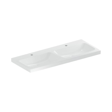 Geberit iCon Umywalka wisząca lub meblowa 120x48 cm z otworem na baterię bez przelewu biały z powłoką KeraTect 501.838.00.6