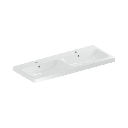 Geberit iCon Umywalka wisząca lub meblowa 120x48 cm z otworem na baterię z przelewem biały z powłoką KeraTect 501.838.00.2