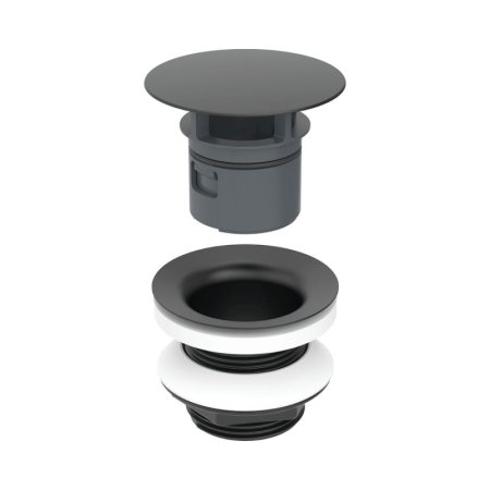 Geberit Korek do umywalki 5 cm czarny mat 152.050.14.1