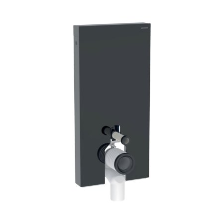 Geberit Monolith Plus Moduł sanitarny do WC stojącej 101x48 cm czarny 131.203.SJ.7