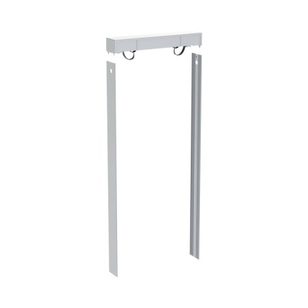 Geberit Monolith Plus Zestaw pokrywy spłuczki z okładziną boczną, do modułu sanitarnego 114 cm czarny chrom/aluminium szczotkowane 131.197.00.2
