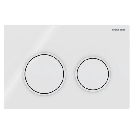 Geberit Omega20 Przycisk WC biały/biały mat 115.085.11.1