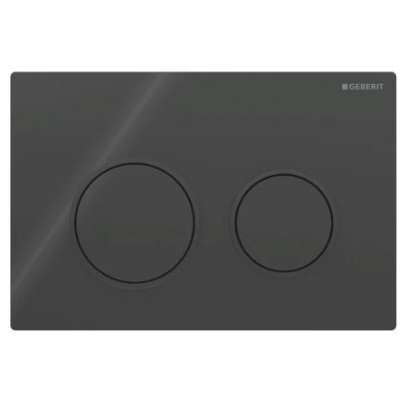 Geberit Omega20 Przycisk WC czarny/czarny mat 115.085.DW.1