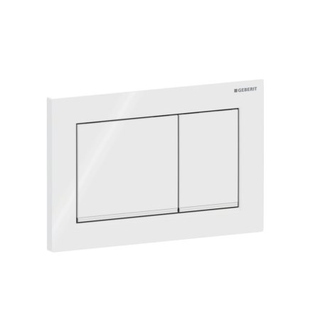 Geberit Omega30 Przycisk WC biały mat z z powłoką easy-to-clean/biały 115.080.01.1