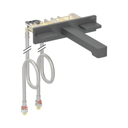 Geberit One Bateria umywalkowa podtynkowa z mieszaczem 18 cm czarny mat z powłoką easy-to-clean 116.463.14.1