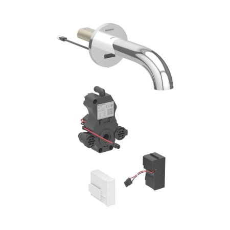 Geberit Piave Bateria umywalkowa bezdotykowa podtynkowa zasilanie sieciowe bez mieszacza 17 cm chrom połysk 116.261.21.1