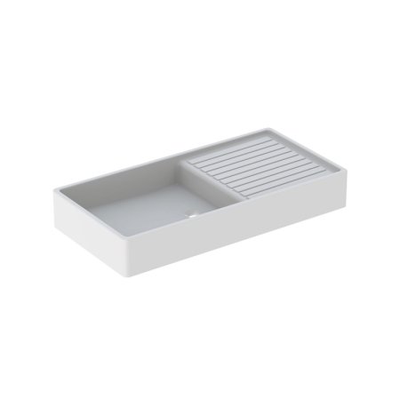 Geberit Publica Umywalka wielofunkcyjna 100x50 cm z powierzchnią ociekową biały 500.922.00.1