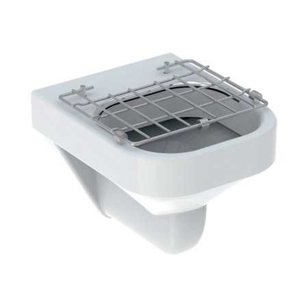 Geberit Publica Zlew 40x37 cm z kratką uchylną i sitkiem odpływowym biały z powłoką KeraTect 500.998.00.1