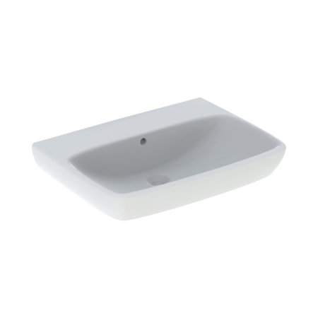 Geberit Selnova Square Umywalka wisząca 65x48 cm bez otworu na baterię z przelewem biały 500.299.01.2