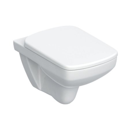 Geberit Selnova Square Zestaw Toaleta WC Rimfree bez kołnierza + deska wolnoopadająca biały 501.961.00.1
