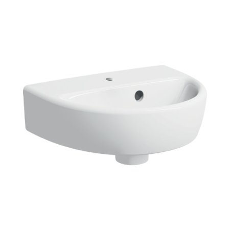Geberit Selnova Umywalka wisząca 36x29 cm z otworem na baterię z przelewem biały 500.320.01.7