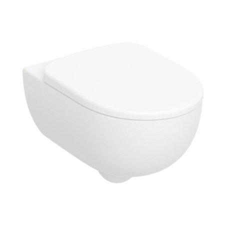 Geberit Selnova Zestaw Toaleta WC Rimfree bez kołnierza + deska zwykła biały 501.991.00.1