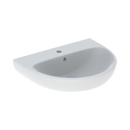 Geberit Selnova Umywalka wisząca 55x44 cm z otworem na baterię z przelewem biała 500.315.01.7