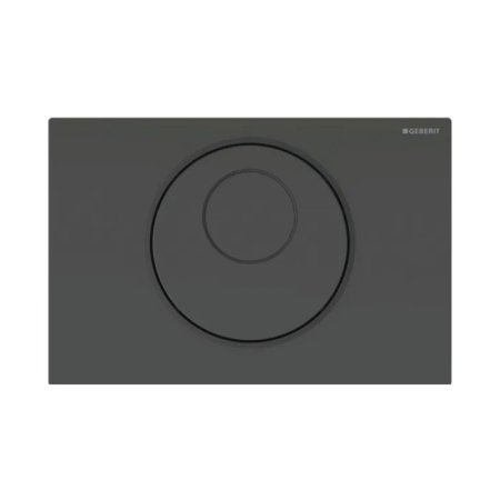 Geberit Sigma 10 Przycisk WC bezdotykowy zasilanie bateryjne czarny/czarny mat 115.891.DW.6