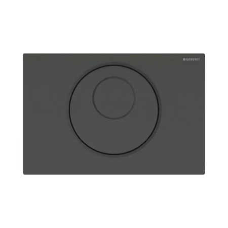 Geberit Sigma 10 Przycisk WC bezdotykowy zasilanie sieciowe czarny/czarny mat 115.856.DW.6