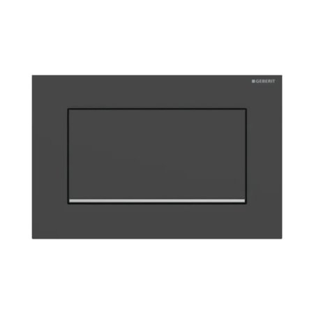 Geberit Sigma 10 Przycisk WC czarny mat/chrom połysk z powłoką easy-to-clean 115.893.14.1