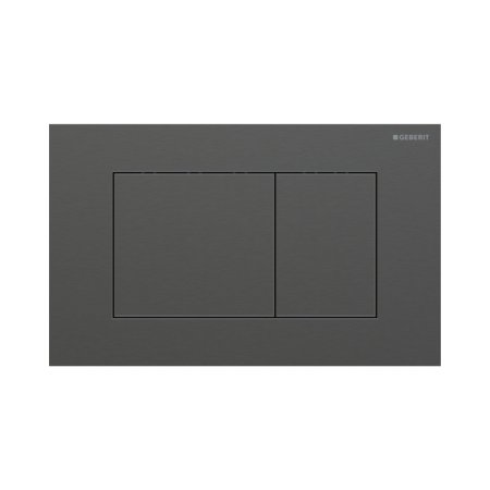 Geberit Sigma40 Przycisk WC stal nierdzewna czarny chrom szczotkowany powlekany easy-to-clean 115.629.QD.1