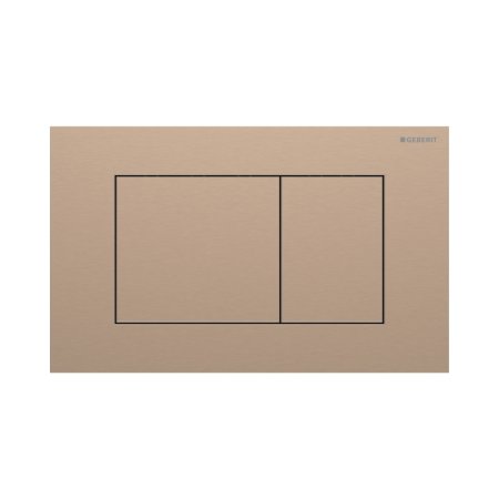 Geberit Sigma40 Przycisk WC stal nierdzewna czerwone złoto szczotkowane powlekany easy-to-clean 115.629.QB.1
