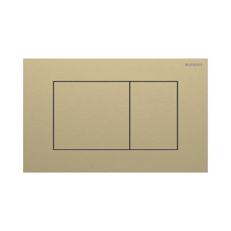 Geberit Sigma40 Przycisk WC mosiądz szczotkowany powlekany easy-to-clean 115.629.QF.1