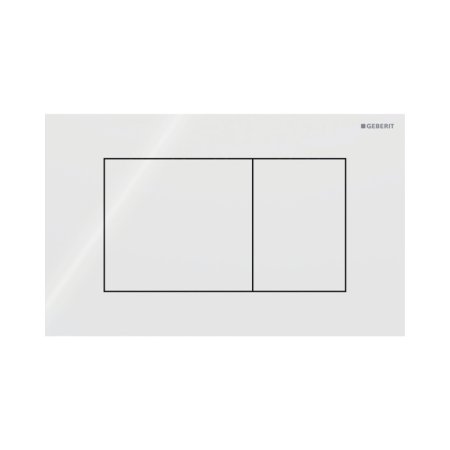 Geberit Sigma40 Przycisk WC szklany biały 115.629.SI.1