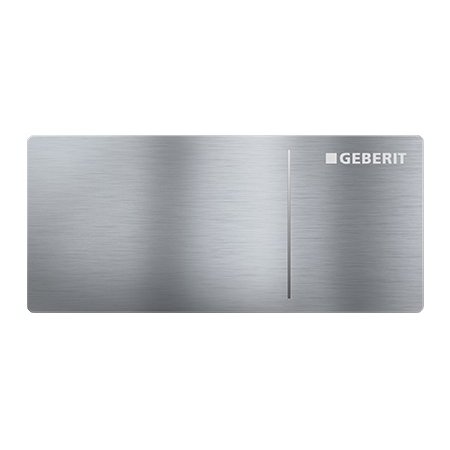 Geberit Sigma70 Przycisk spłukujący do WC typ 70 zdalny, stal nierdzewna szczotkowana 115.635.FW.1