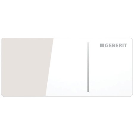 Geberit Sigma70 Przycisk spłukujący do WC typ 70 zdalny, szkło białe 115.630.SI.1