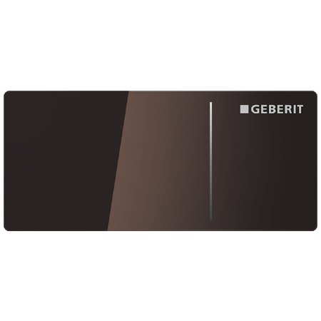 Geberit Sigma70 Przycisk spłukujący do WC typ 70 zdalny, szkło umbra 115.630.SQ.1