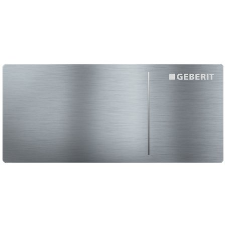 Geberit Sigma70 Przycisk spłukujący do WC typ 70 zdalny, stal nierdzewna szczotkowana 115.630.FW.1
