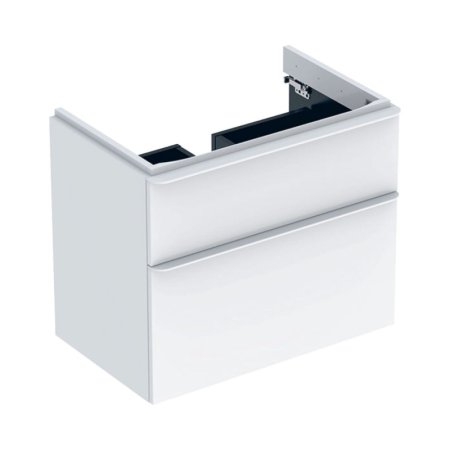 Geberit Smyle Square Szafka podumywalkowa 58,4x47x61,7 cm biały połysk/biały mat 500.352.00.1