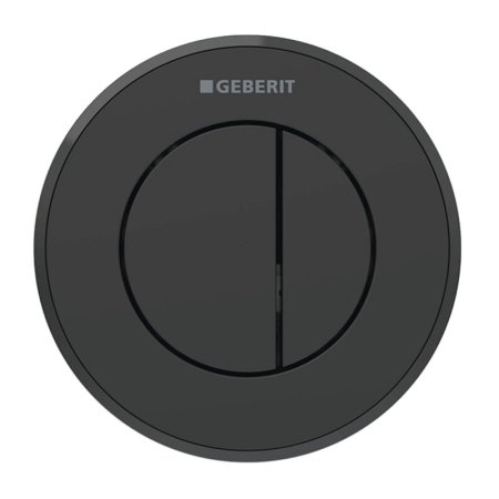 Geberit Typ 10 Pneumatyczny przycisk WC czarny mat z powłoką easy-to-clean/czarny 116.056.16.1
