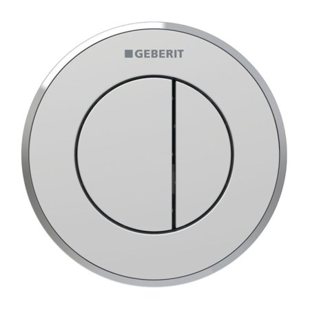 Geberit Typ 10 Przycisk WC chrom mat/poler z powłoką easy-to-clean 116.056.JQ.1