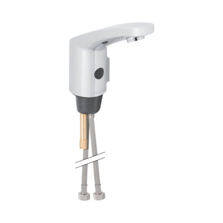Geberit Typ 185 Bateria umywalkowa bezdotykowa z mieszaczem i pokrętłem zasilanie bateryjne 11,5 cm chrom połysk 116.255.21.1