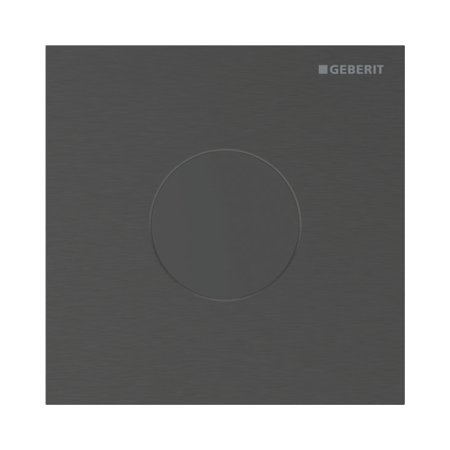 Geberit Typ 40 Przycisk do pisuaru bezdotykowy zasilanie 230 V czarny chrom szczotkowany powlekany easy-to-clean 116.024.QD.1