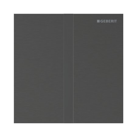 Geberit Typ 40 Przycisk do pisuaru bezdotykowy zasilanie 230 V czarny chrom/szczotkowany powlekany easy-to-clean 116.227.QD.1