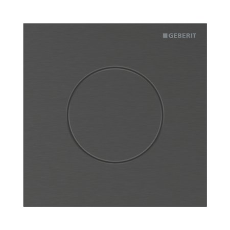 Geberit Typ 40 Przycisk do pisuaru czarny chrom szczotkowany powlekany easy-to-clean 116.014.QD.1