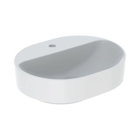 Geberit Variform Umywalka nablatowa 50x40 cm z otworem na baterię bez przelewu biały 500.776.01.2