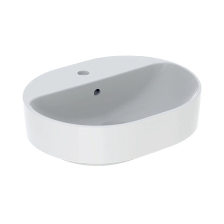Geberit Variform Umywalka nablatowa 50x40 cm z przelewem z otworem na baterię biała 500.775.01.2