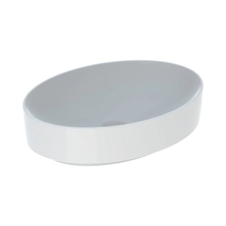 Geberit Variform Umywalka nablatowa 55x40 cm bez otworu na baterię bez przelewu biały z powłoką KeraTect 500.771.00.2