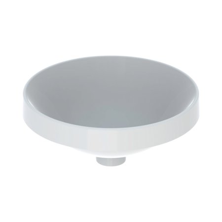 Geberit Variform Umywalka wpuszczana w blat 40 cm bez otworu na baterię bez przelewu biały/spód szkliwiony 500.703.01.2
