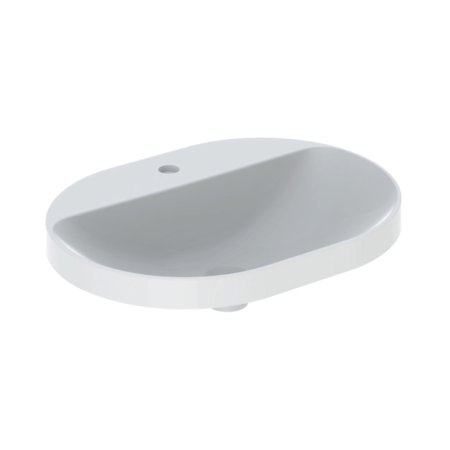 Geberit Variform Umywalka wpuszczana w blat 60x45 cm bez przelewu z otworem na baterię biała 500.734.01.2