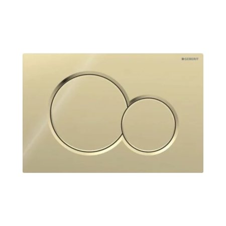 Geberit Sigma01 Przycisk WC okrągły edelmessing galwanizowany 115.770.DT.5